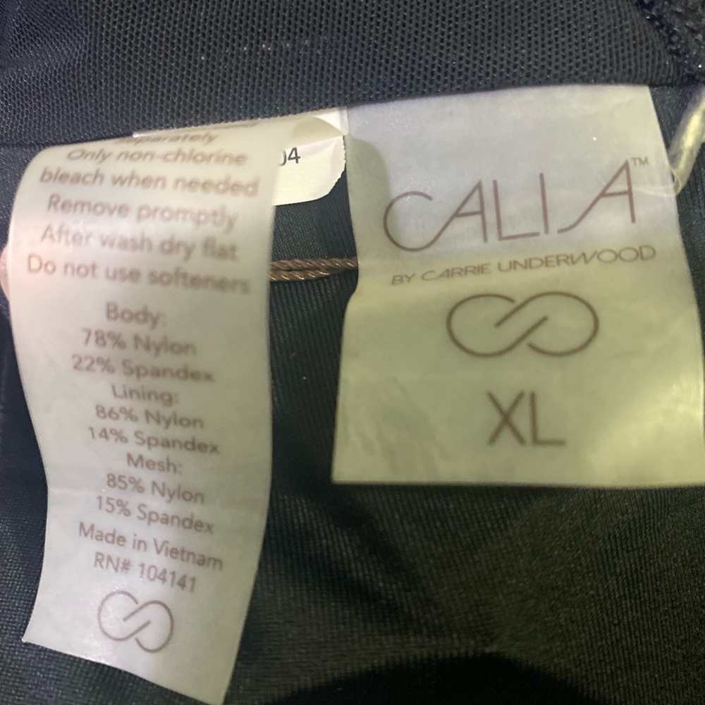 Calia by Carrie Underwood Laser Cut Flounce Top - Picture 3 of 5